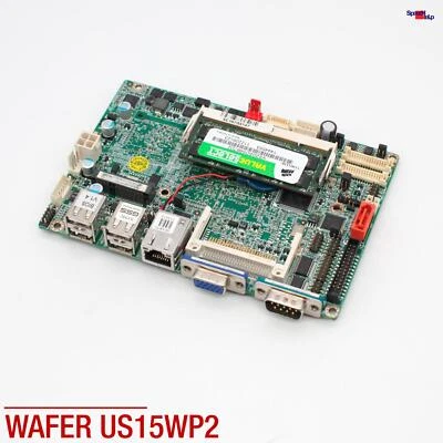Wafer Us15wp2 Ipc6-Z510p Industrial Motherboard Mainboard 3x Rs232 Atom Z510 - Image 1 of 4