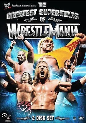 WWE Greatest Stars of Wrestlemania DVD Hulk Hogan Brand New Sealed Free P+P - Image 1 of 3