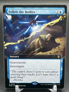 MTG Follow the Bodies 0333 Murders at Karlov Manor Regular Rare Extended Art - Picture 1 of 2