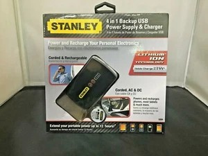 STANLEY USB4 4 in 1 Back Up Power Supply and Charger - Photo 1 sur 2