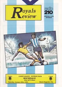 Reading v Rochdale 28 January 1984 - Picture 1 of 2