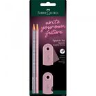 Faber-Castell Sparkle Set 2 Bleistifte + Radiergummi + Anspitzer Blister