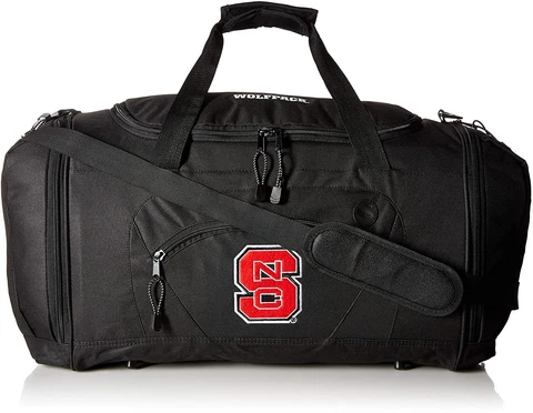 NCAA NC State Wolfpack Premium "Roadblock" Duffel Bag, carry on luggage gym bag Cover
