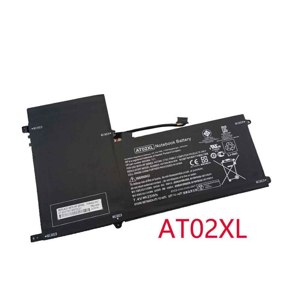New Laptop Battery For HP ElitePad 900 G1 HSTNN-C75C AT02025XL 99TA026 AT02XL - Bild 1 von 3