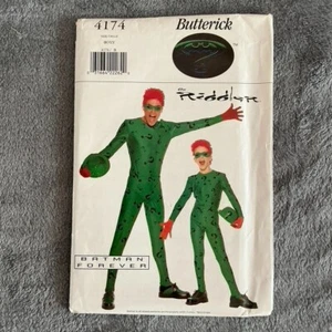 Butterick Sewing Pattern 4174 XS-XL RIDDLER Costume Adult Child Theater Cosplay - Picture 1 of 6