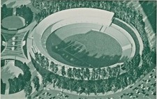 Oakland-Alameda County Coliseum, Home of Oakland A's; 1985 Vic Pallos Postcard