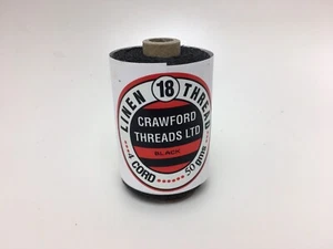 Crawford Irish Waxed Linen Thread Black, 100 Yards, 4 Ply, 50 Grams - Picture 1 of 4