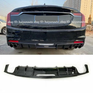 Alerón labial difusor parachoques trasero fibra de carbono ABS para Cadillac CT6 2019-2020 - Imagen 1 de 12