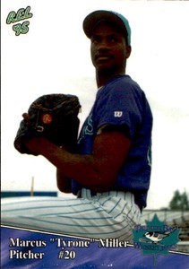 1995 Thunder Bay Whiskey Jacks Team Issue 14 Marcus Tyrone Miller Panama City FL
