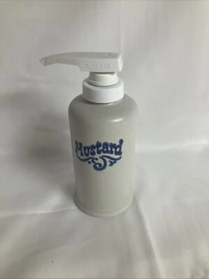 Dispensador de mostaza vintage Pfaltzgraff Yorktowne 5-1/4" EE. UU. Foto 1 de 3