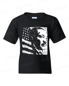 Martin Luther King, Jr. Youth's T-Shirt MLK Shirt Civil Rights Leader Design tee - Picture 1 of 8