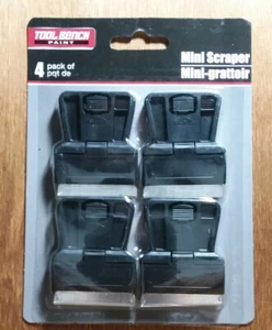 4 Stück Mini Farbe Glas Tisch Schaber mit Rasierklingen 100er von VERWENDUNGEN! ~ KOSTENLOSER VERSAND - Bild 1 von 4