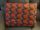 Vintage 1990's Cleveland Browns Oversized Pillow 22" x 28" 