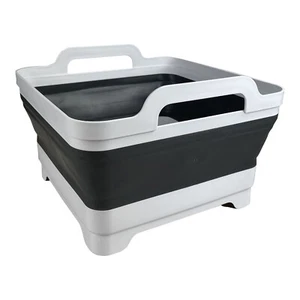 10-Qt Collapsible Sink Lightweight Plastic Basin Camping Cooler Indoor Outdoor - Picture 1 of 6