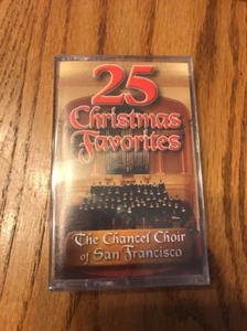 25 Christmas Favorites The Chancel Choir Of San Francisco Cassette Ships N 24h - Picture 1 of 3