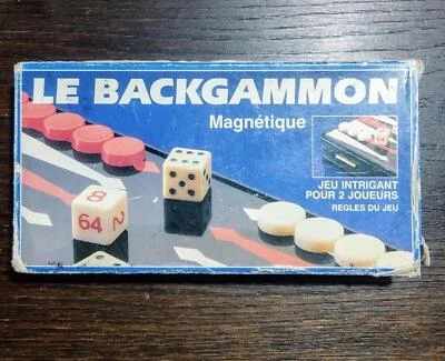 Magnetisches Reise Backgammon Spiel - Bild 1 von 4