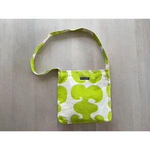Bandolera de lona verde MARIMEKKO, bolso de hombro, bolso de mano vintage fin... - Imagen 1 de 10