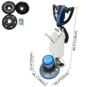Multifunctional Carpet Cleaning Machine Floor Polishing Machine Brushing Machine - Picture 1 of 19