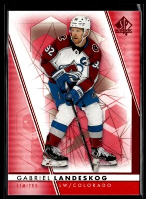 2022-23 SP Authentic Limited Red Gabriel Landeskog #92 - Image 1 of 2