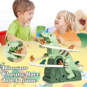 Dinosaur assembly puzzle fun electric slide track toy gift birthday B1X0 E D4P7 - Picture 1 of 16