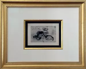 Marc Chagall - L'avarice / Greed III 1926 - Grabado original con punto seco, enmarcado - Imagen 1 de 1