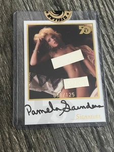 Hot Girl Autograph Card PAMELA SAUNDERS Playmate 88/125 Signed 50th Anniversary - Picture 1 of 2