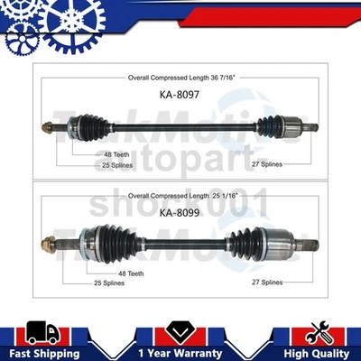 Junta de eje CV delantero 2 para Kia Rio 1,6 L 2017 2016 2015 2014 2013 2012 Foto 1 de 4