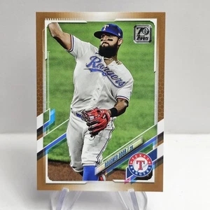 2021 Topps Gold Rougned Odor #293 Gold Parallel /2021 Texas Rangers - Picture 1 of 2