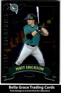 2002 Topps Traded & Rookies Matt Erickson #T207 Florida Marlins Chrome Rookie - Picture 1 of 2