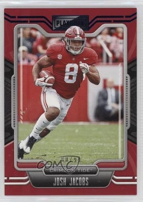 2022 Panini Chronicles Draft Picks Playbook Blue /99 Josh Jacobs #22 - Image 1 of 2