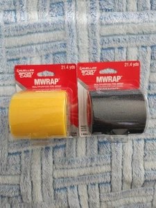 Mueller Sports Medicine MWrap Pre-Taping Foam Underwrap Black & Yellow 2 Rollen - Bild 1 von 7