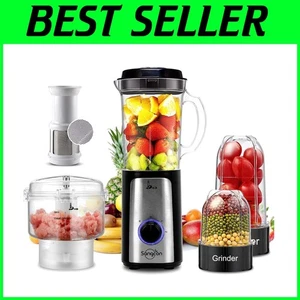Versatile 350W Electric Blender & Food Processor Combo for Smoothies & More - Picture 1 of 11