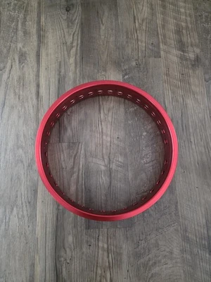  20x4 (80mm)Ebike Rim - 36H - Double Layer - RED - NEW - WITH HOLES - Image 1 of 4