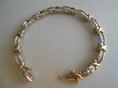 WONDERFUL DIAMOND TENNIS BRACELET  2.50 CTW 10KT - Image 1 of 4