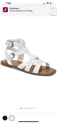 sandalias gladiador style & co macys blancas nuevas 5m Foto 1 de 3
