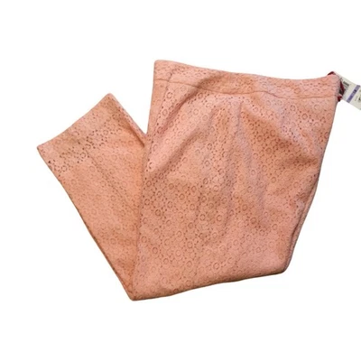 Ruby Rd. Womens Pants Size 18 Style #31505 Shell Game Shell Pink - Image 1 of 4