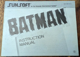 Batman - NES Spielanleitung - Booklet -  Nintendo Anleitung Instruction