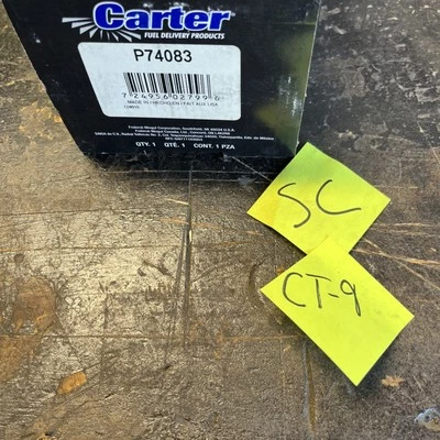 Juego de bomba de combustible y filtro Carter P74083 para 83-90 Chrysler Plymouth Dodge Clase E Foto 1 de 4