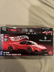 Mattel Brick Shop Hot Wheels Maserati MC20 Building Set JFR90 SOLD OUT NRFB - Bild 1 von 12