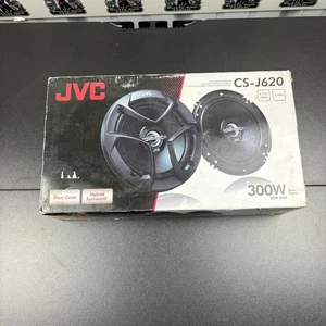 Par de altavoces coaxiales de 2 vías para automóvil JVC CS-J620 6,5" 300 W pico de cono de mica - nuevos - Imagen 1 de 4