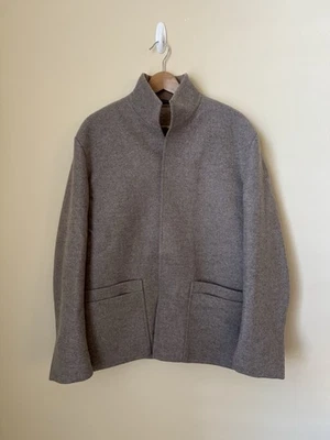 Jaqueta de lã Zegna com colete Sherpa destacável cinza Oasi 48 - Imagem 1 de 4