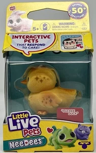 Little Live Pets Needees Duckee Duck Rare 1 Of 5000 The Golden Duck - Picture 1 of 5