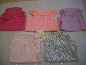 CARTER'S 5 PACK GIRLS BODYSUITS VERY CUTE! NWT MULTI COLOR  - Imagen 1 de 6