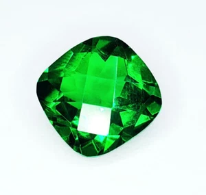 Certified Natural Tsavorite Garnet Loose Gemstone 10 Ct Cushion Cut Garnet gems - Picture 1 of 14