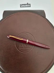 Pelikan / Laurin Kolbenfüller Füllhalter bordeaux Stahlfeder ähnlich Pelikan 140 - Bild 1 von 6