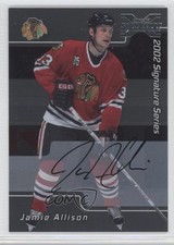 2002 ITG Be A Player Signature Series 2001-02 Buybacks Jamie Allison #090 Auto