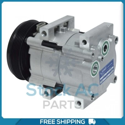 A/C Compressor for Ford Bronco, E-150, E-250, E-350, Econoline, F-150, F-2.. - Image 1 of 4