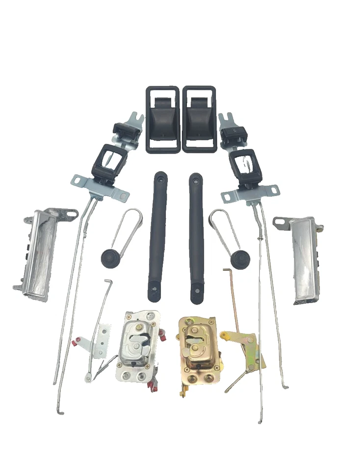 JUEGO DE MANIVELA TIRADOR DE PUERTA, MANIVELA VENTANA SE ADAPTA A TOYOTA LAND CRUISER FJ40 Foto 1 de 4