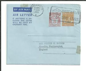 SINGAPUR 1954 CARTA AÉREA A INGLATERRA (P275) - Imagen 1 de 1