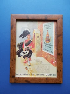 DHU WHISKY WERBEDRUCK GERAHMT - Bild 1 von 1